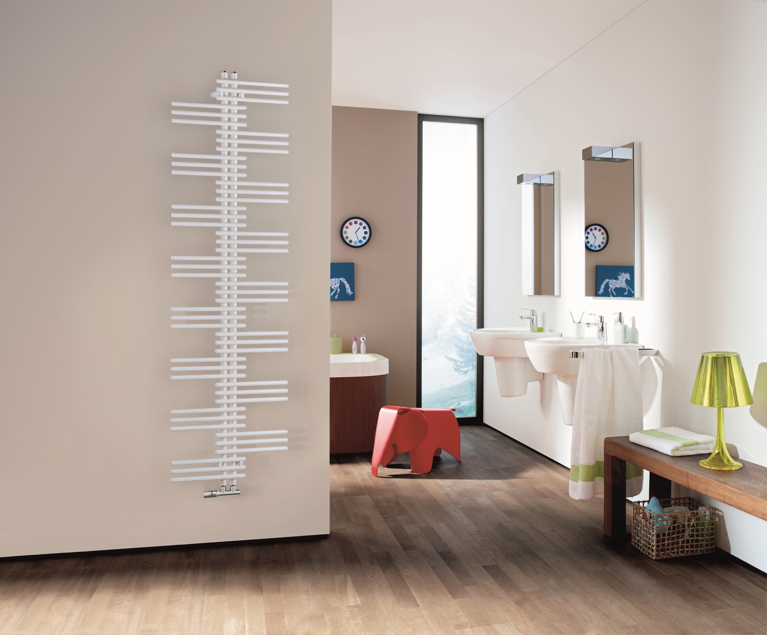 Zehnder Yucca grzejnik łazienkowy 134x60 cm biały YS130-060