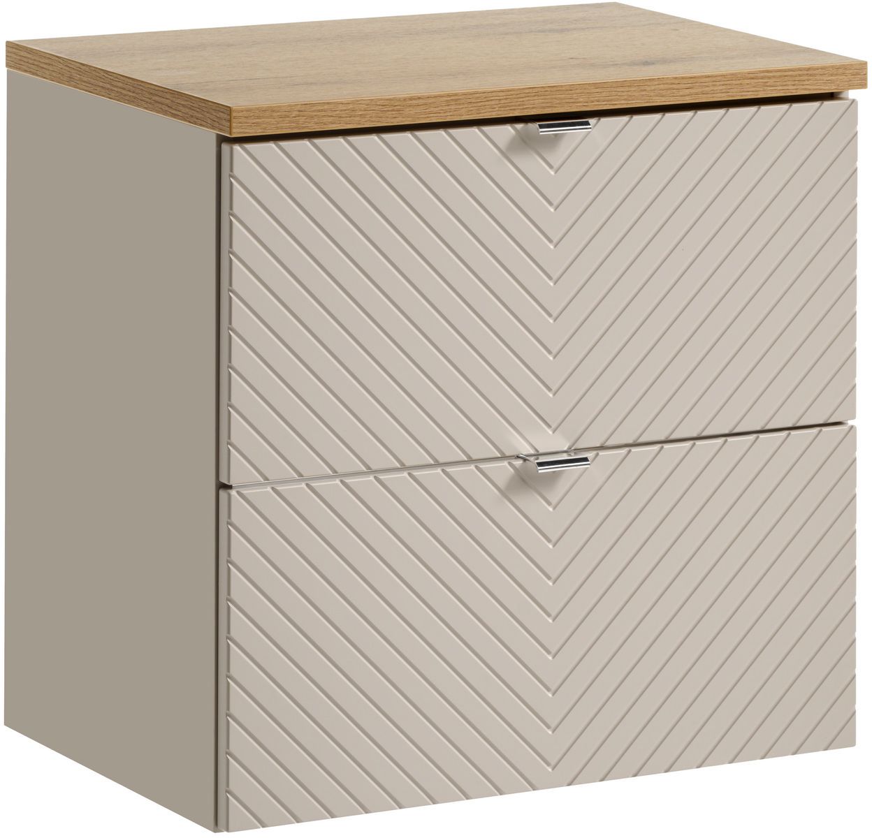 Zestaw Comad Viva Cashmere szafka 60x39x57 cm podumywalkowa wisząca kaszmir z blatem dąb SET-VIC B OAK 60CM S - Wysyłka w 24h