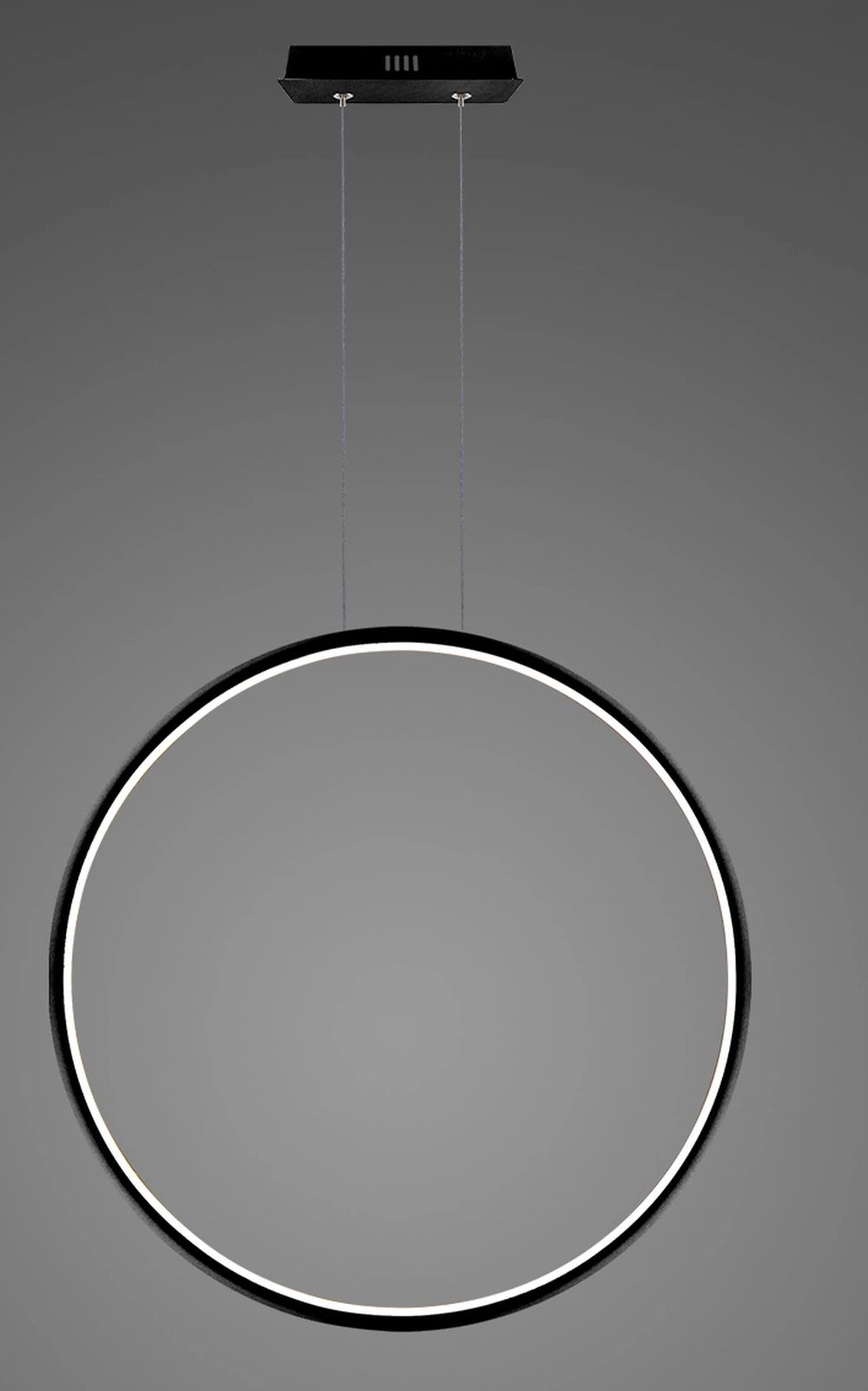 Altavola Design Ledowe Okręgi lampa wisząca ściemnialna 38W LED czarny LA073/X_100_in_4k_black_dimm