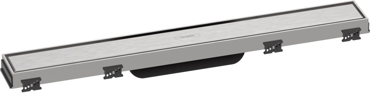Zestaw Hansgrohe RainDrain Match odpływ liniowy 60 cm stal szlachetna (56036800, 56016180)