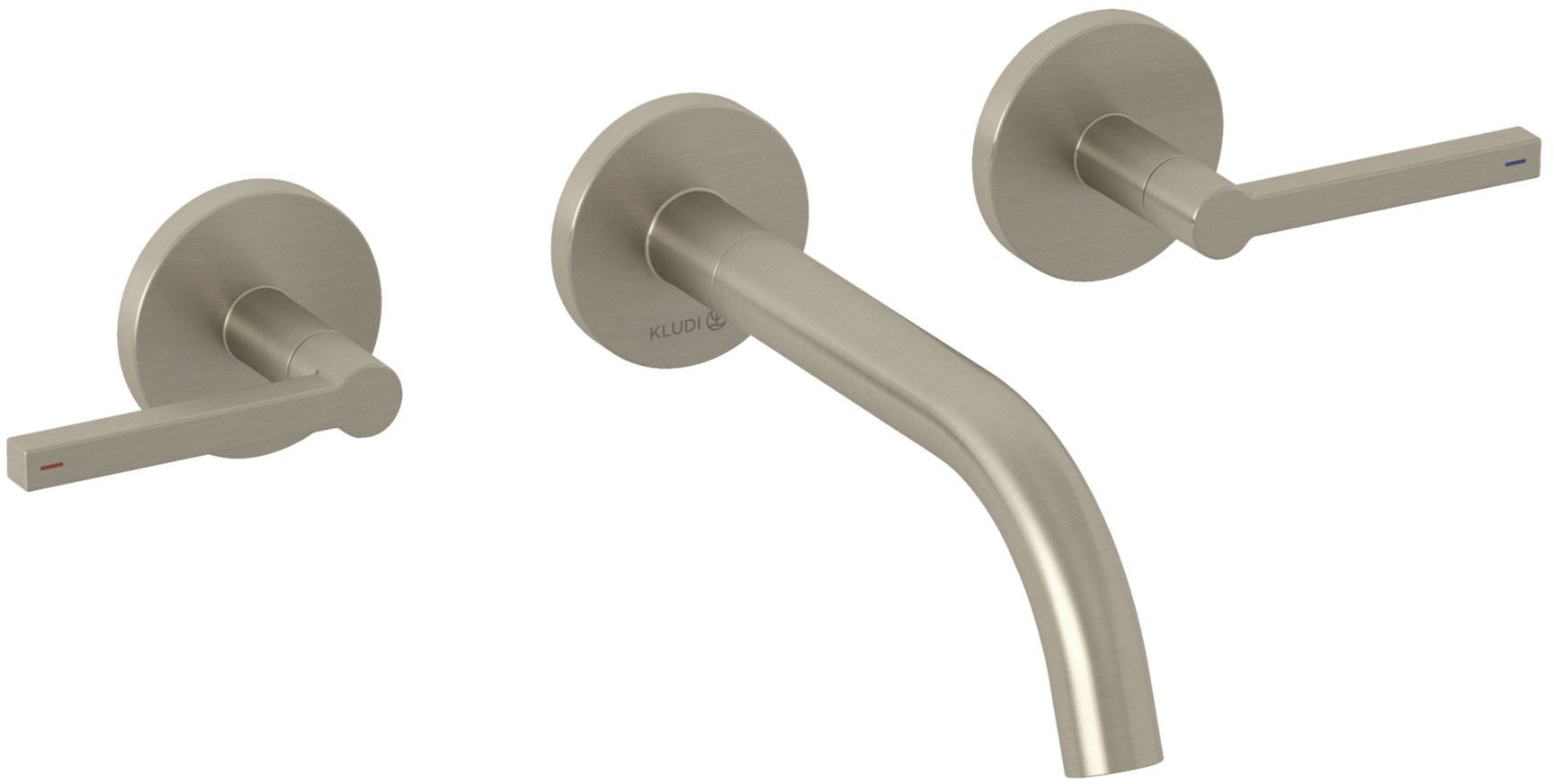 Kludi Nova Fonte Puristic bateria umywalkowa podtynkowa nikiel szczotkowany 20144N515