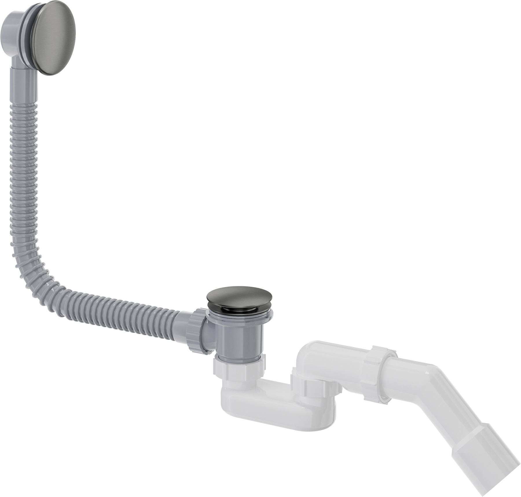 Deante Prizma syfon do wanny titanium NHC_D57B - Wysyłka w 24h