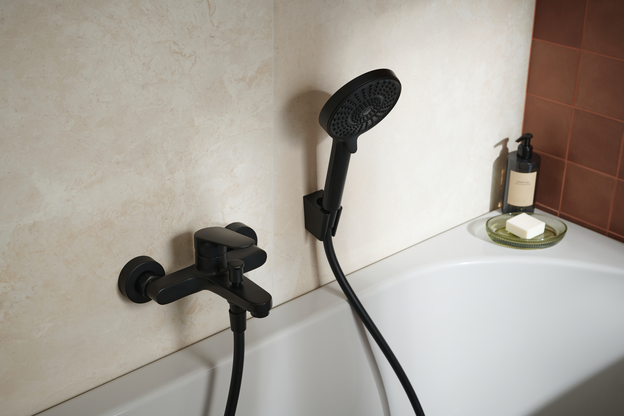 KFA Armatura Otava zestaw prysznicowy ścienny czarny 841-245-81 - Wysyłka w 24h