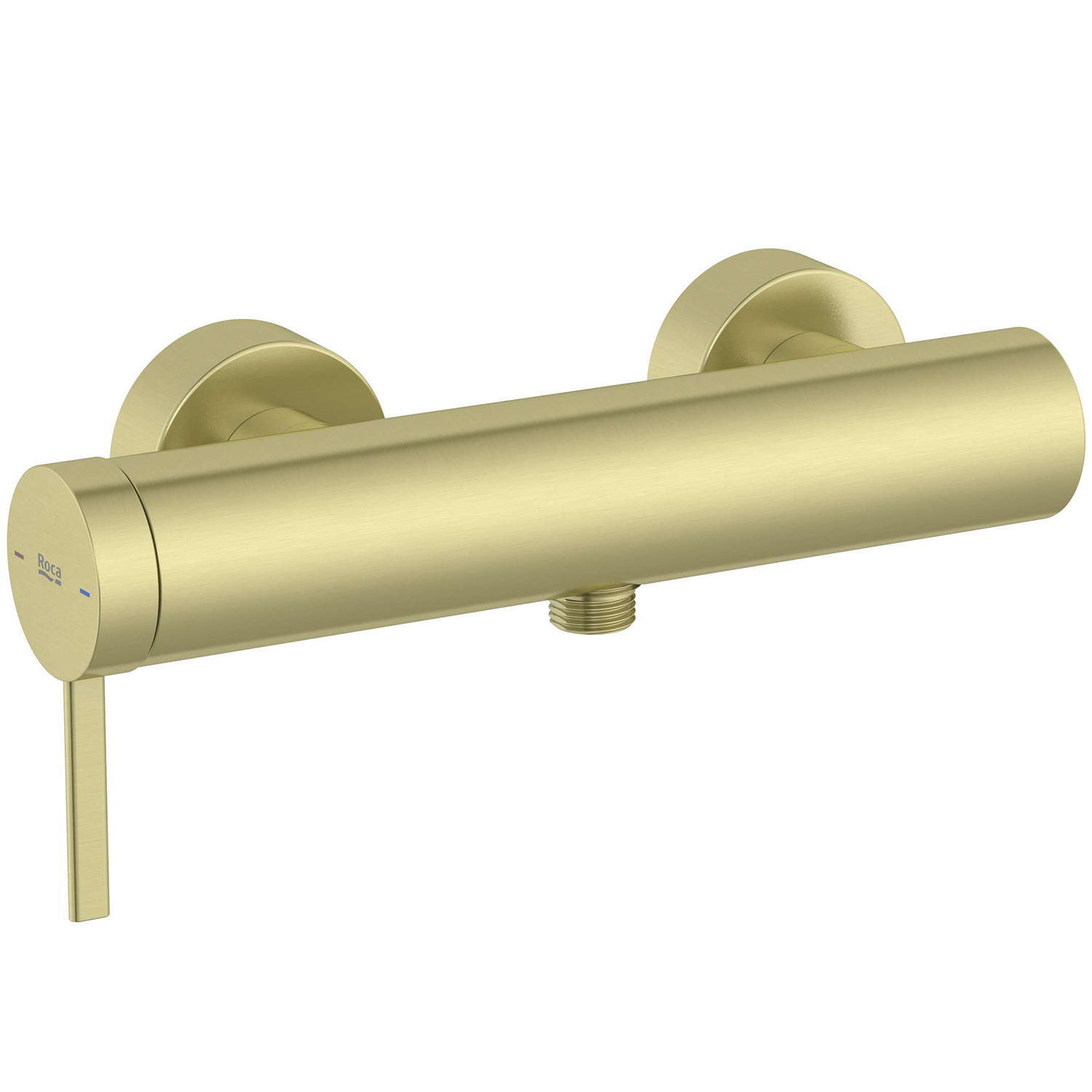 Roca Ona bateria prysznicowa ścienna Brushed Gold A5A219EVA0