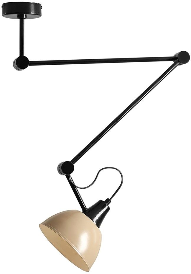 Aldex Aida lampa podsufitowa 1x15 W beżowa 1141PL_G3_17