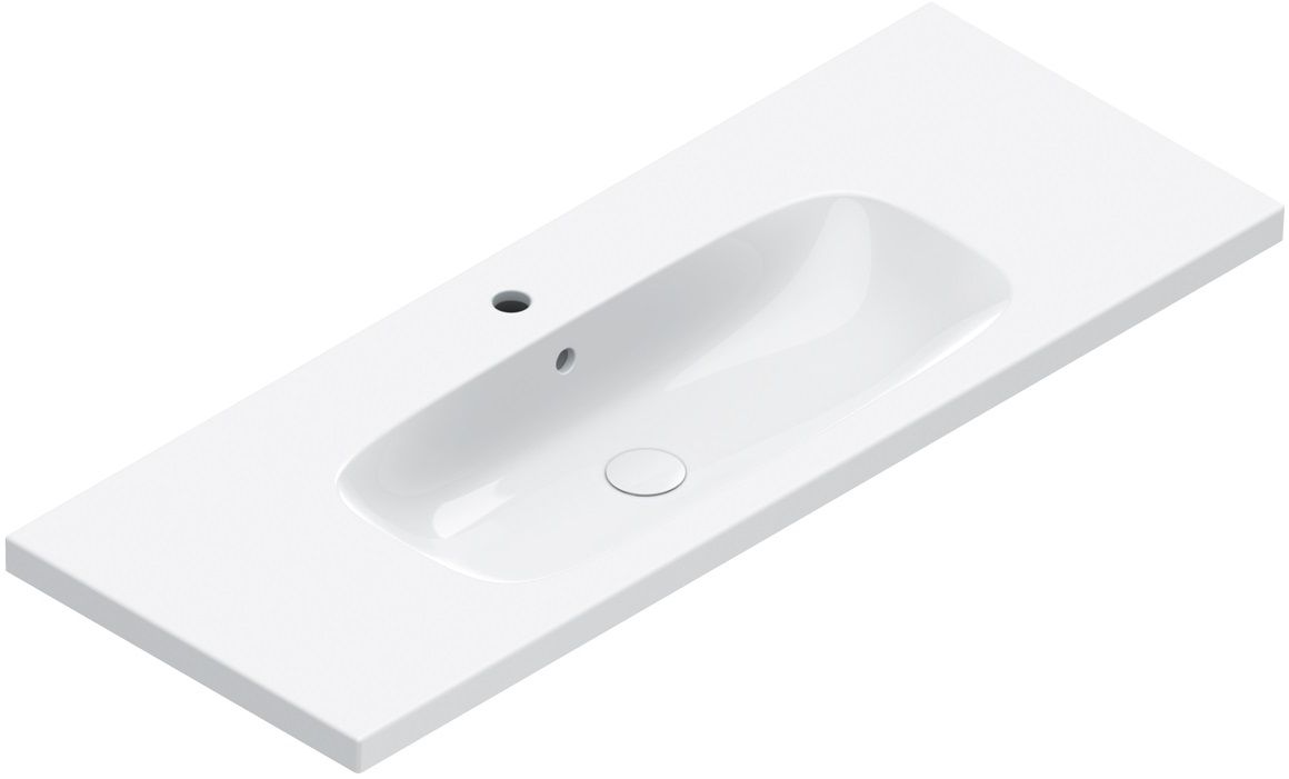 Catalano Alvea umywalka 120x46 cm prostokątna ścienna-meblowa biała 0621210001