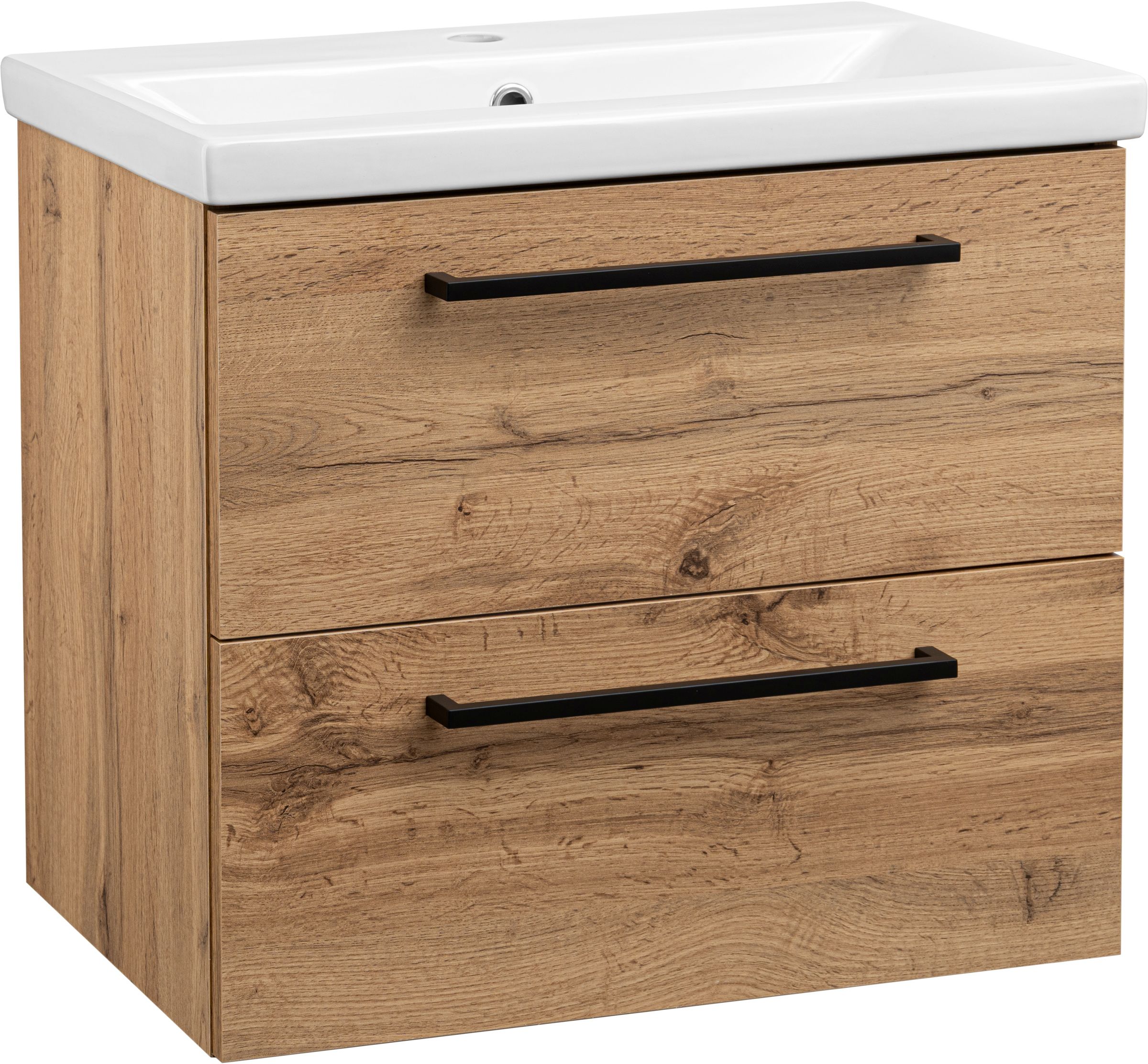 Astor Aster umywalka z szafką 61 cm dąb AM-ATU-602-0N