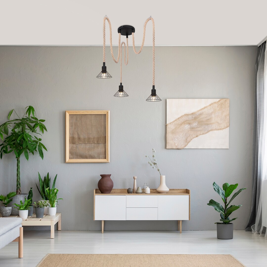 Rabalux Daryl lampa wisząca 3x40W czarna 5272 - Wysyłka w 24h