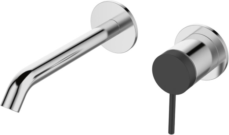 Sea-Horse Ove Black bateria umywalkowa podtynkowa chrom BJV300-SB2