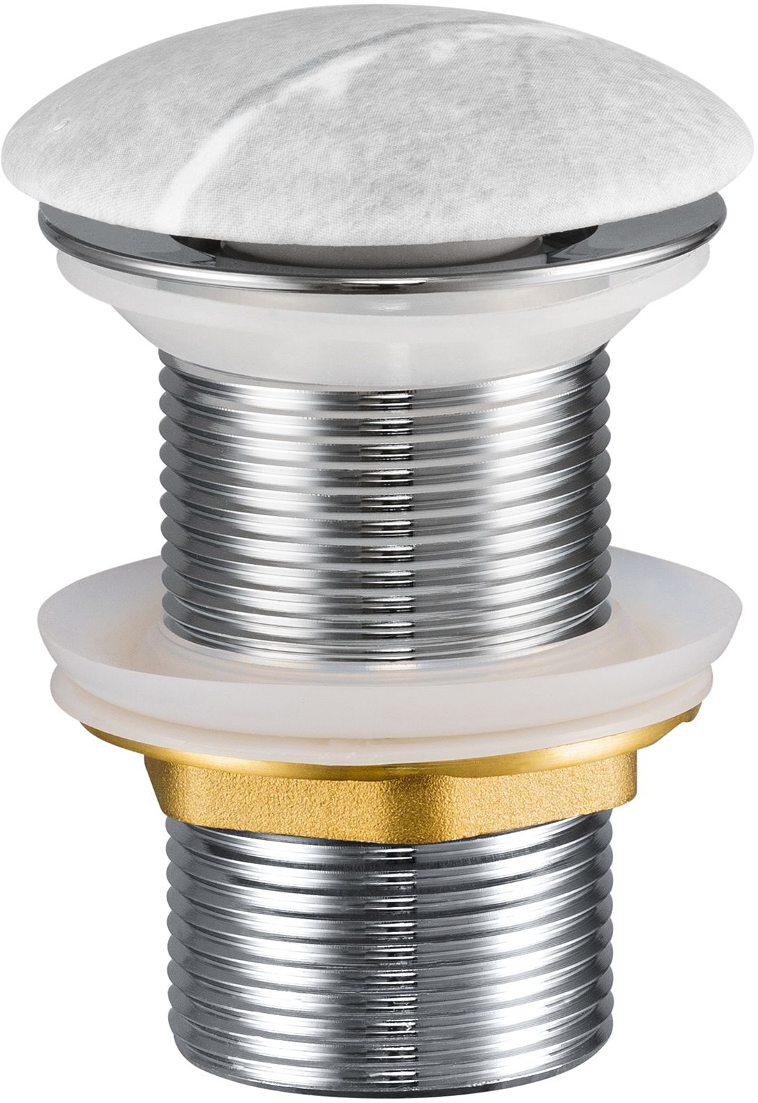 Comad korek do umywalki szary CLICK-CLACK T201M-H1-3