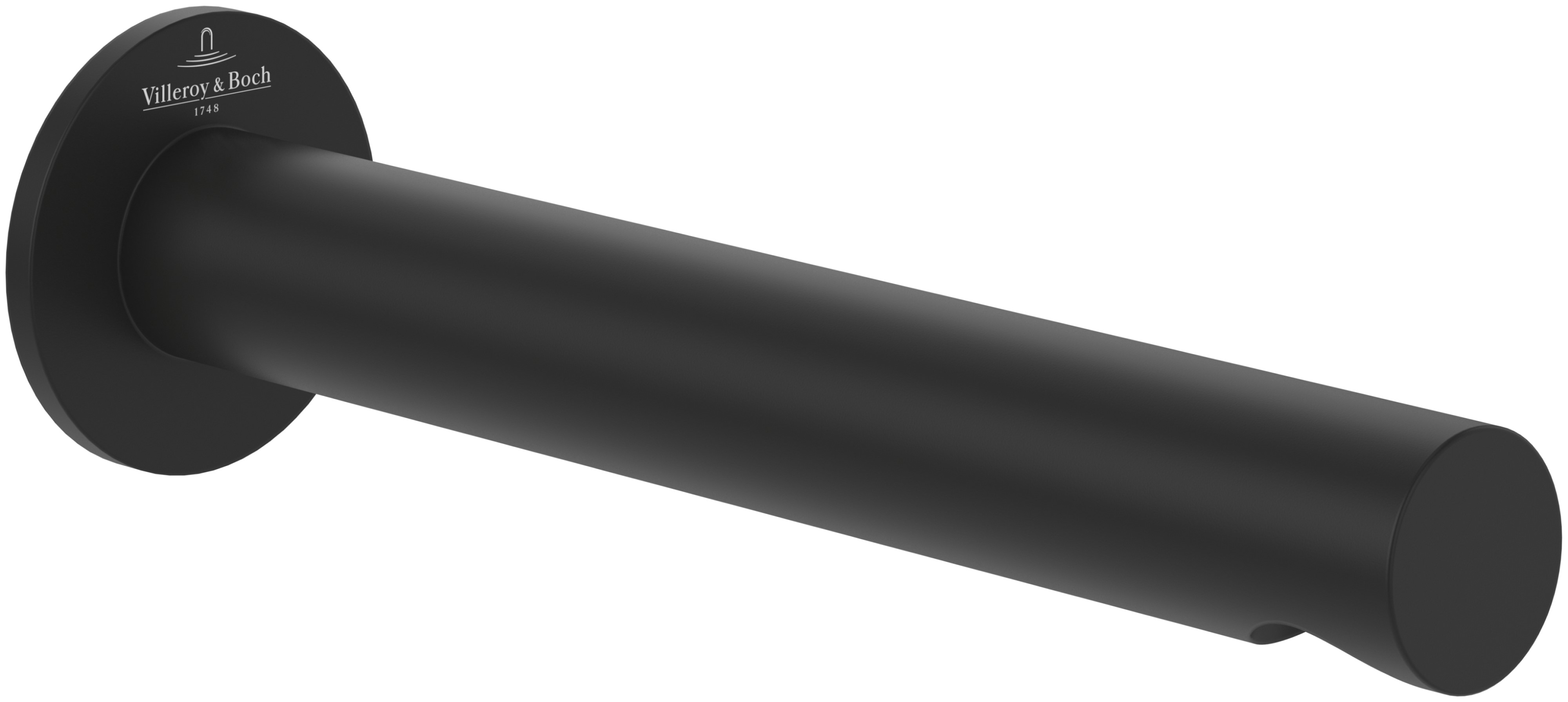 Villeroy & Boch Loop & Friends wylewka do baterii wannowa czarny mat TVT106505153K5