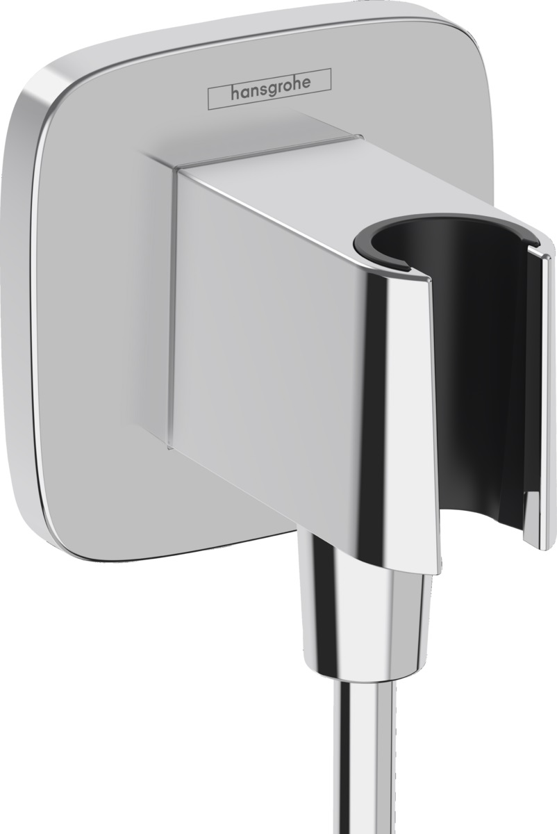 Hansgrohe FixFit Q przyłącze kątowe z uchwytem prysznicowym chrom 26887000 - Wysyłka w 24h