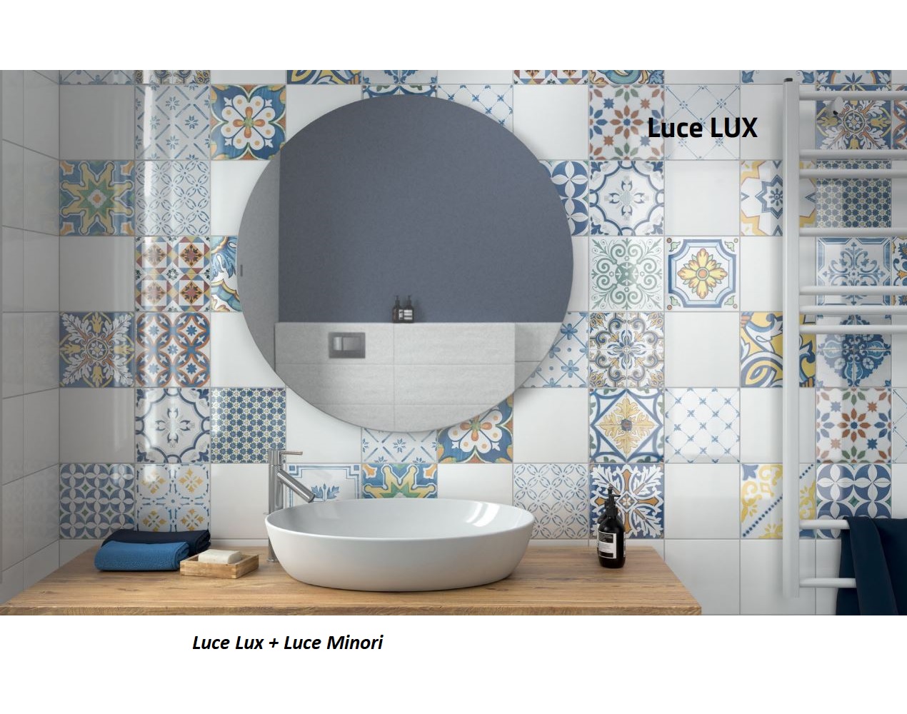 Idea Luce dekor ścienny 20x20 cm mix kolorów