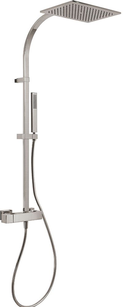 Tre Exclusive zestaw prysznicowy ścienny z deszczownicą stal 202.191.01.AC