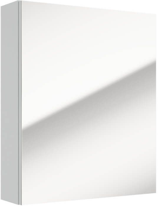 Defra Salsa szafka E50 50x15x60 cm z lustrem biały połysk 242-E-05003