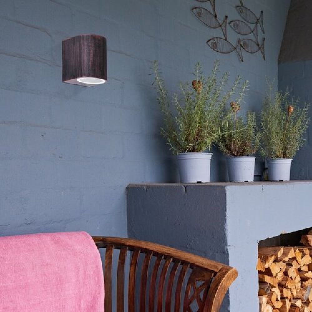 Rabalux Chile kinkiet zewnętrzny 1x35 W brązowy 8018