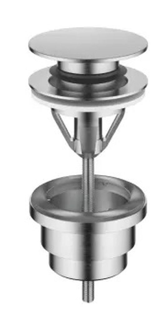 Dornbracht zestaw odpływowy z korkiem okrągły z przelewem chrom mat 10125970-93