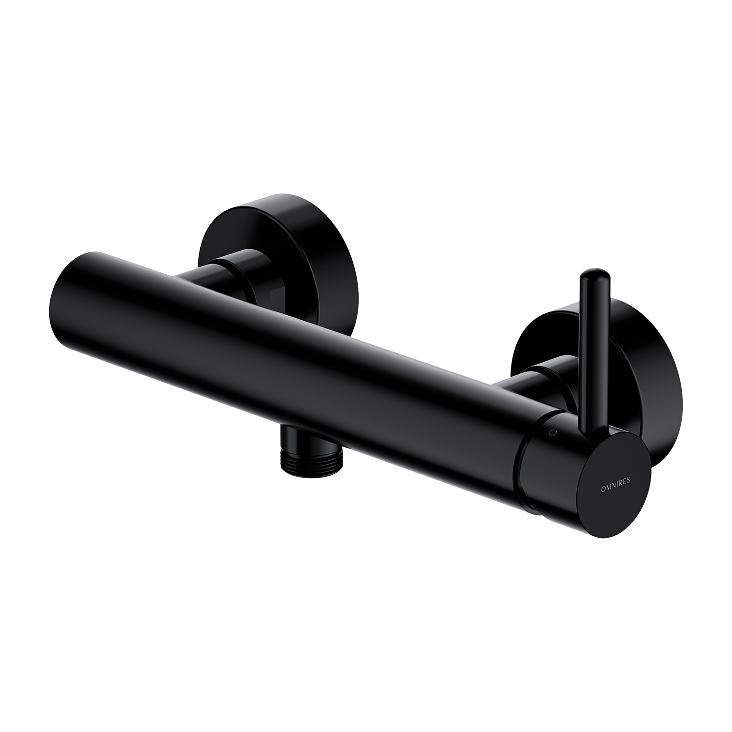 Omnires Y bateria prysznicowa ścienna czarna Y1240BL - Wysyłka w 24h