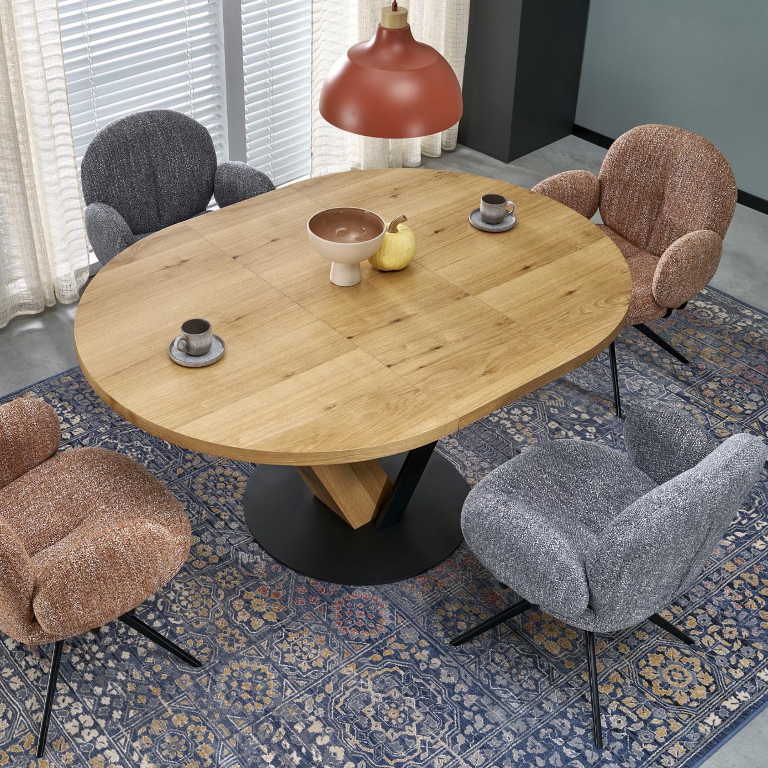 TK Lighting Cap lampa wisząca 1x15 W czerwona 6927