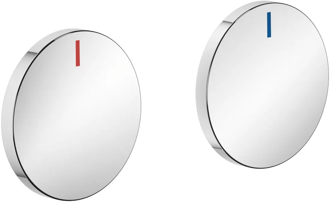 Dornbracht Cyo zestaw nakładek na uchwyt baterii woda zimna/ciepła chrom 11284811-00