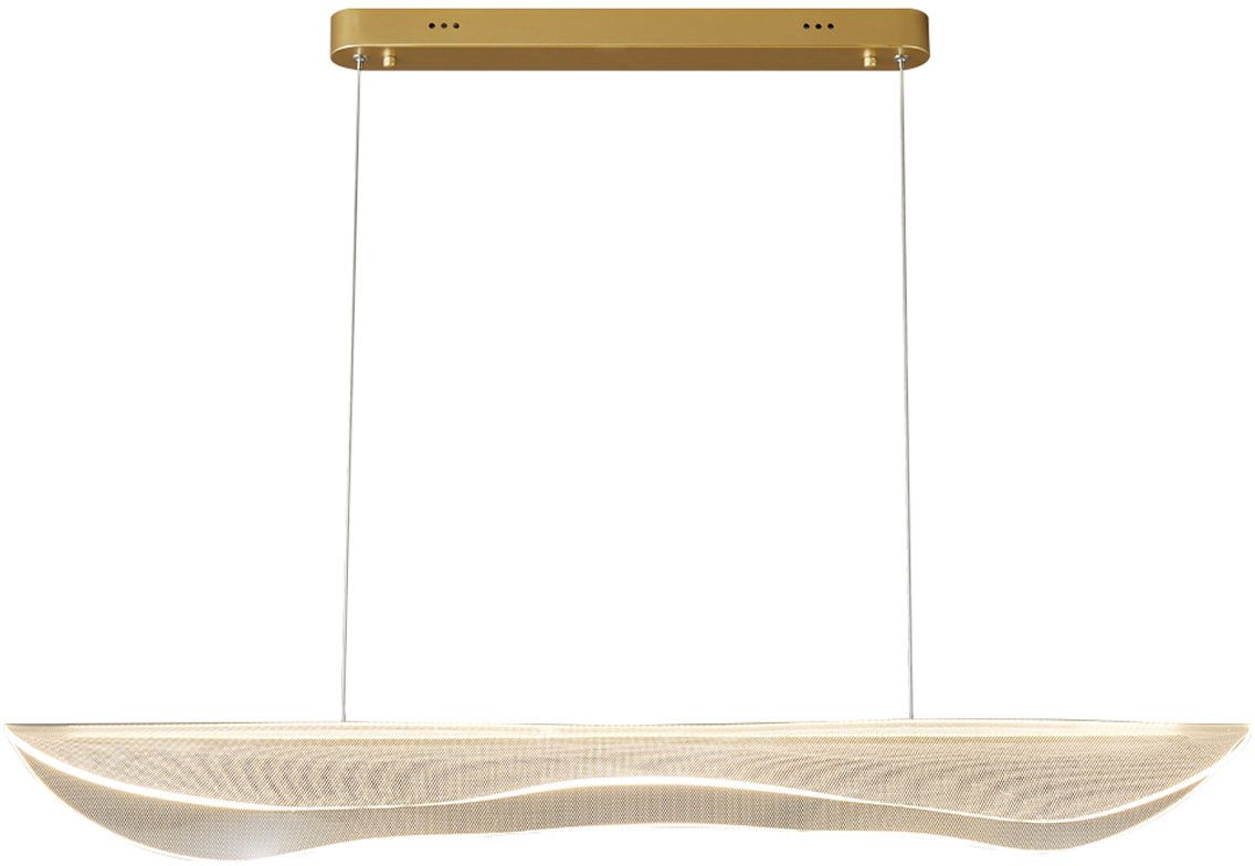 Altavola Design Cortina lampa wisząca 1x35W złoty/przezroczysty LA103/P_120_gold - Wysyłka w 24h