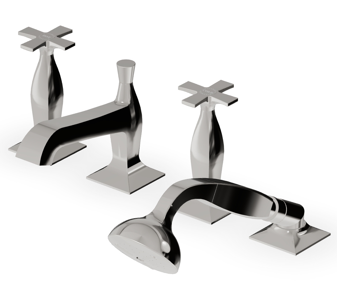 Zucchetti Bellagio bateria wannowo-prysznicowa nawannowa ZB1441.C8