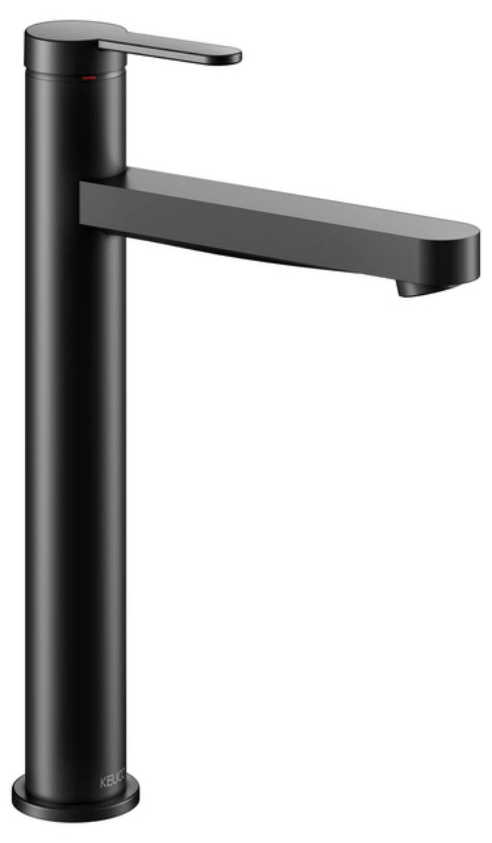 Keuco IXMO Flat bateria umywalkowa stojąca wysoka czarny mat 59510373100