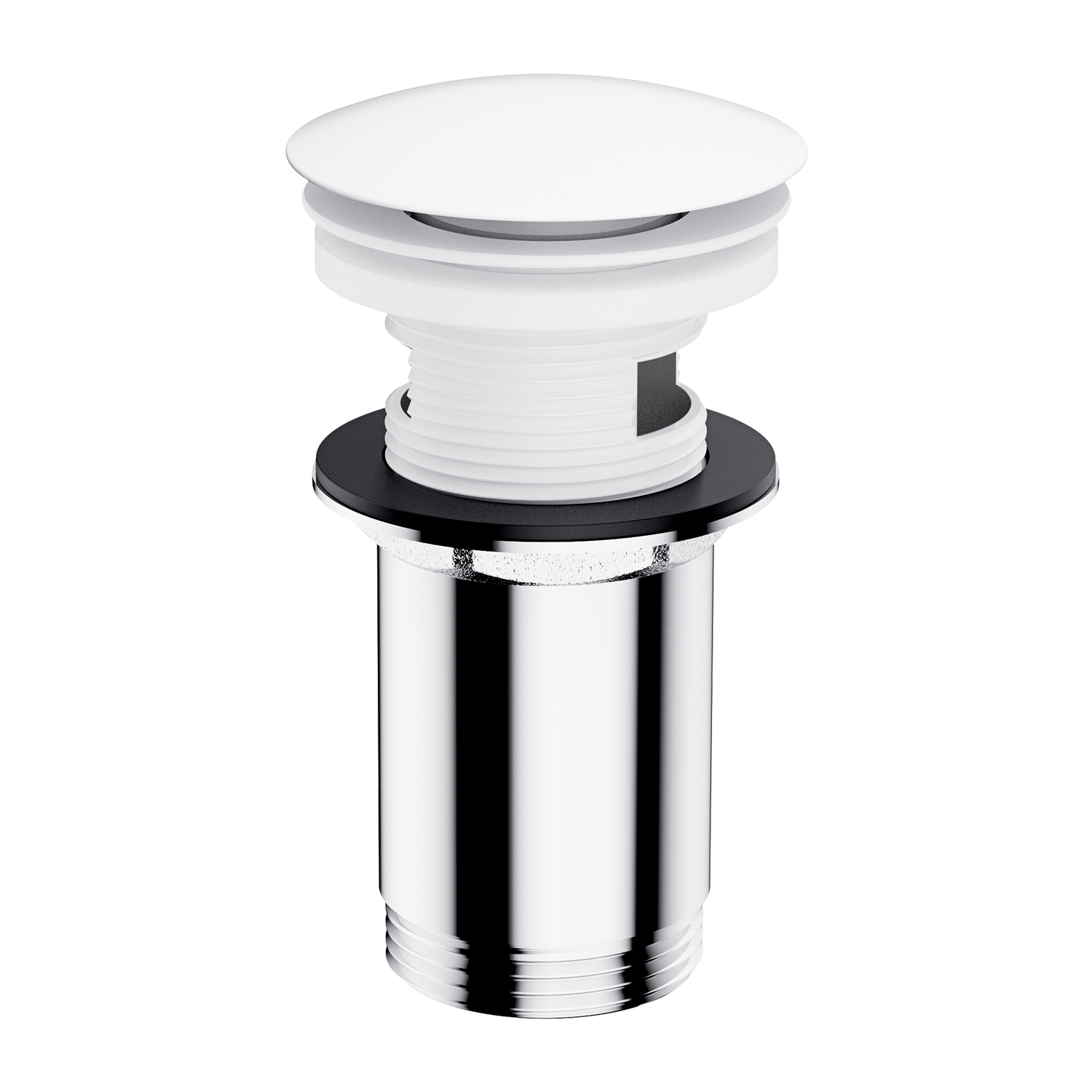 Omnires korek do umywalki klik-klak biały mat A706BM - Wysyłka w 24h