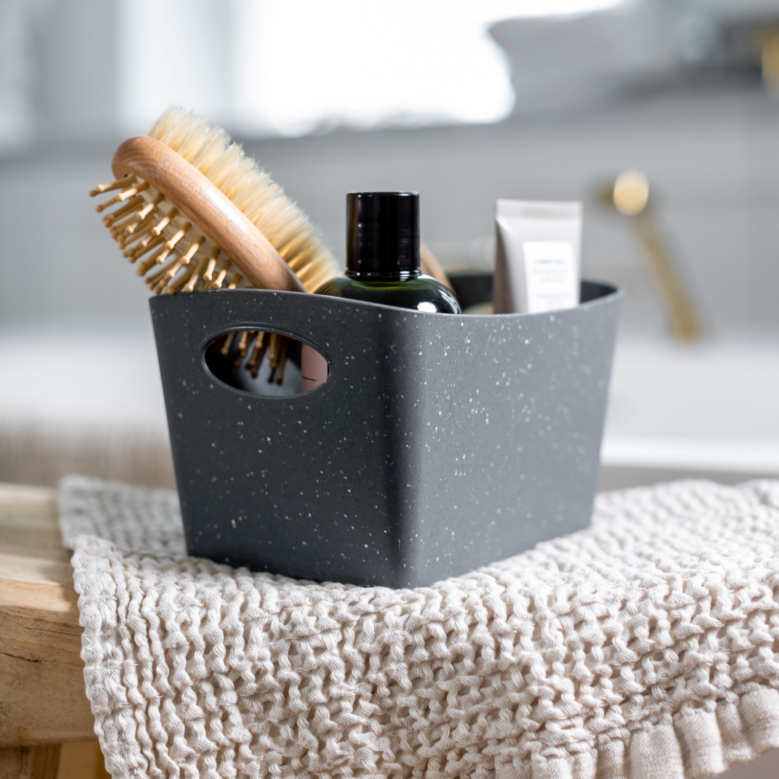 Koziol Boxxx M pojemnik łazienkowy 1 l szary 1405120 - Wysyłka w 24h