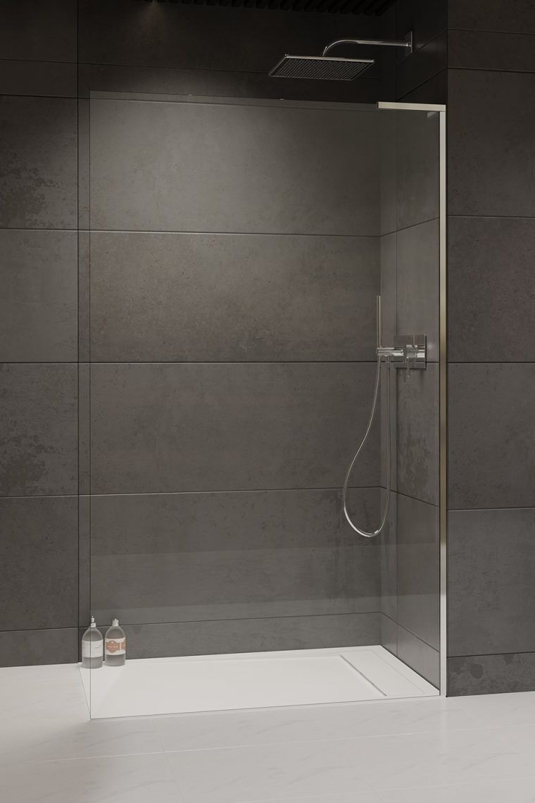 Radaway Modo SL II ścianka prysznicowa walk-in 90 cm chrom połysk/szkło przezroczyste 10319094-01-01R - Wysyłka w 24h