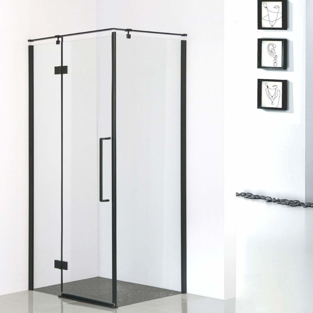 Sea-Horse Creative kabina prysznicowa 100x90 cm kwadratowa czarny mat/szkło przezroczyste BKP248T/10KL