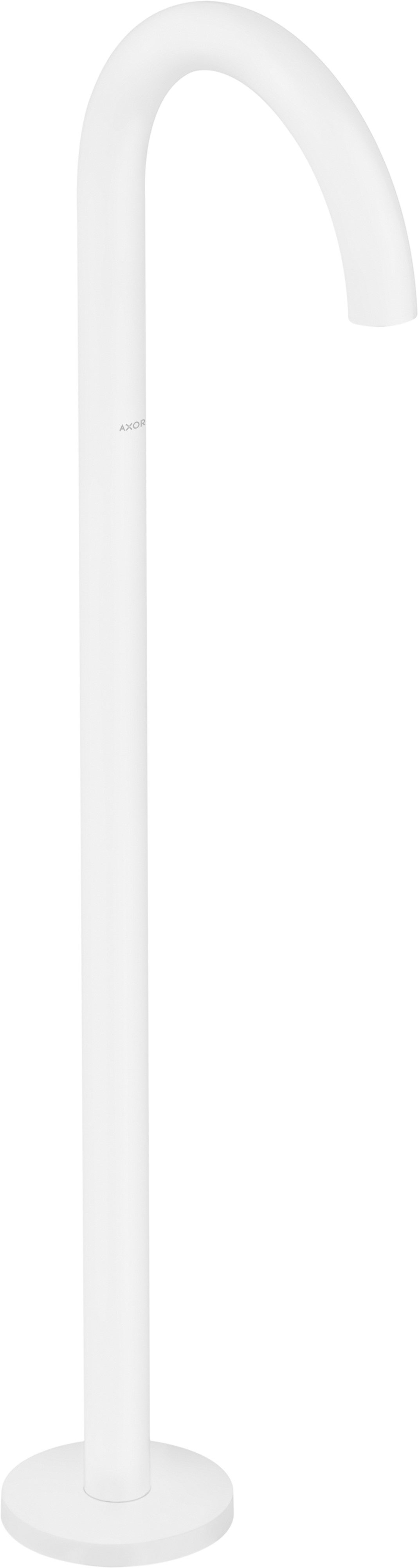 Axor Uno wylewka wannowa wolnostojąca biały mat 38412700