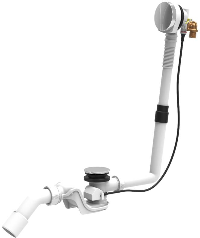 Laufen Palomba syfon do wanny chrom H2951430040001