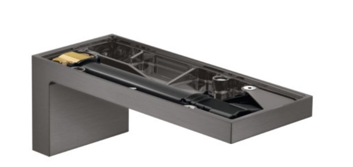 Axor MyEdition wylewka wannowa czarny chrom szczotkowany 47412340