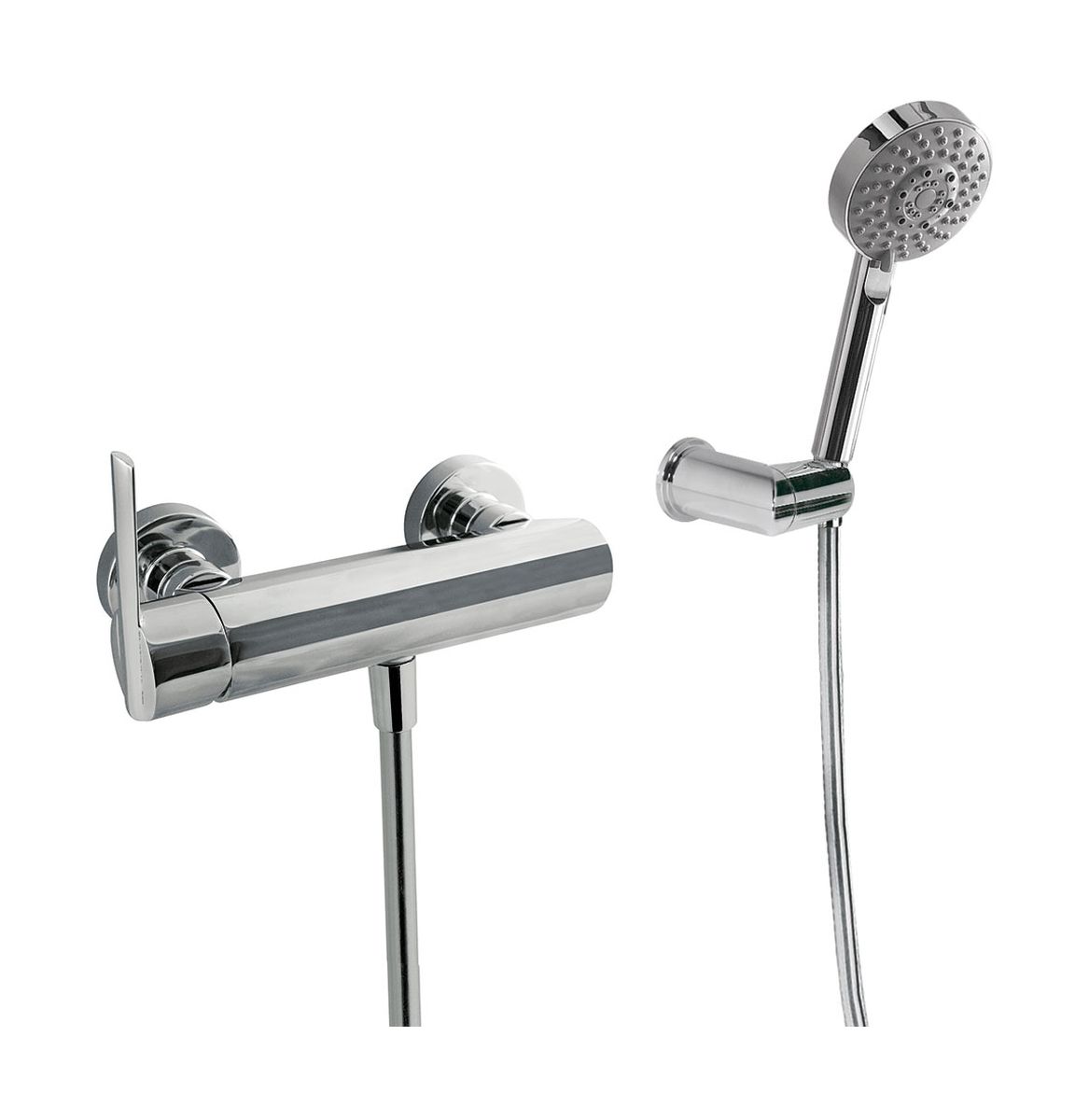 Tres Lex-Tres bateria prysznicowa ścienna chrom 1.81.468