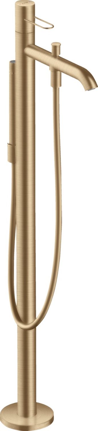 Axor Uno bateria wannowo-prysznicowa wolnostojąca brąz szczotkowany 38442140