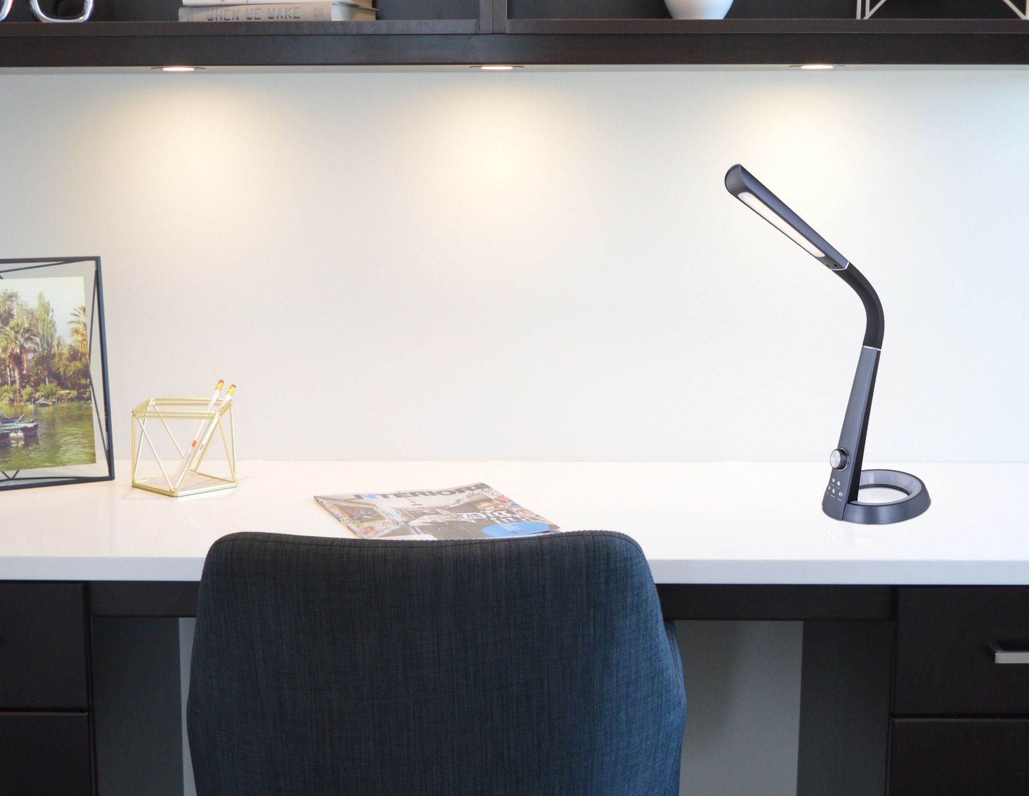 Globo Lighting Mitti lampka RGB 1x8 W czarna 58376B