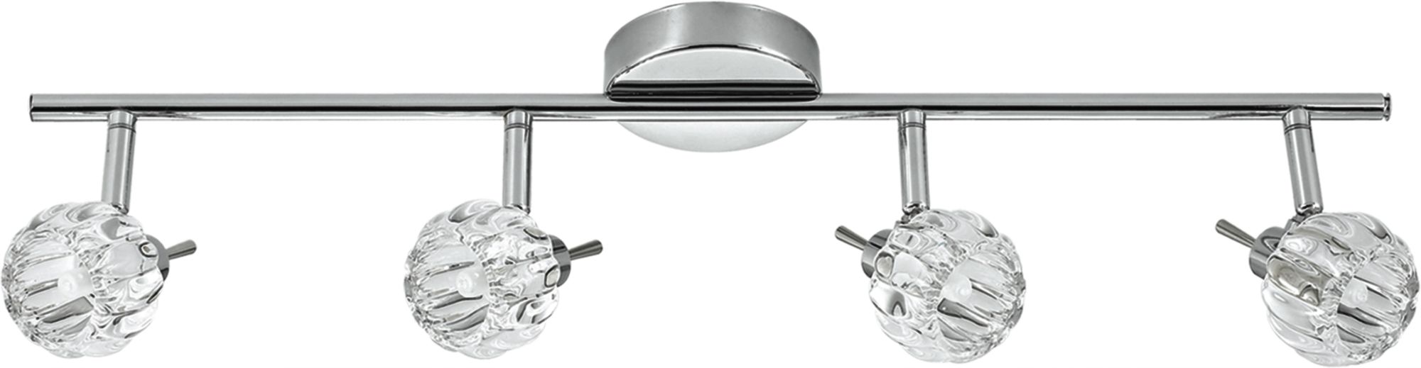 Candellux Bombola lampa podsufitowa 4x40W chrom/kryształ 94-70319