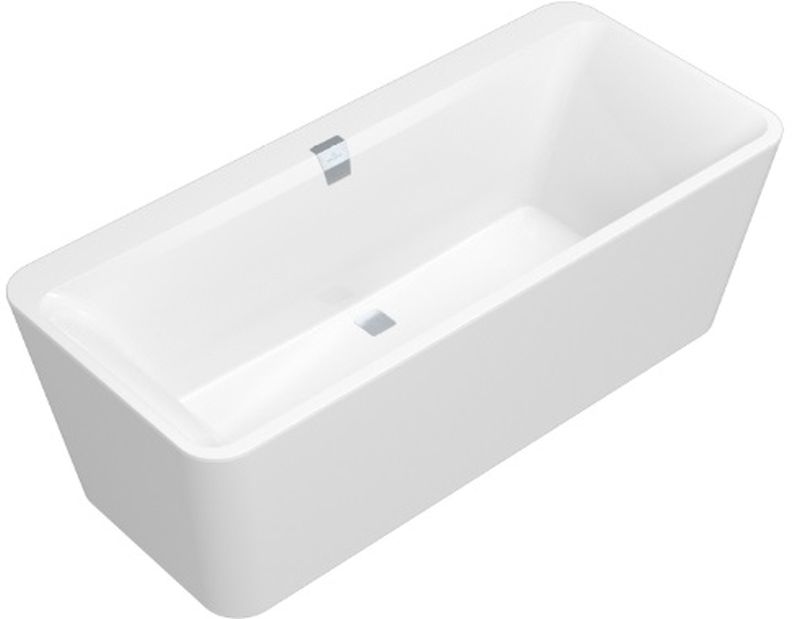 Villeroy & Boch Squaro Edge 12 Duo wanna wolnostojąca 180x80 cm Weiss Alpin UBQ180SQE7PDV-01