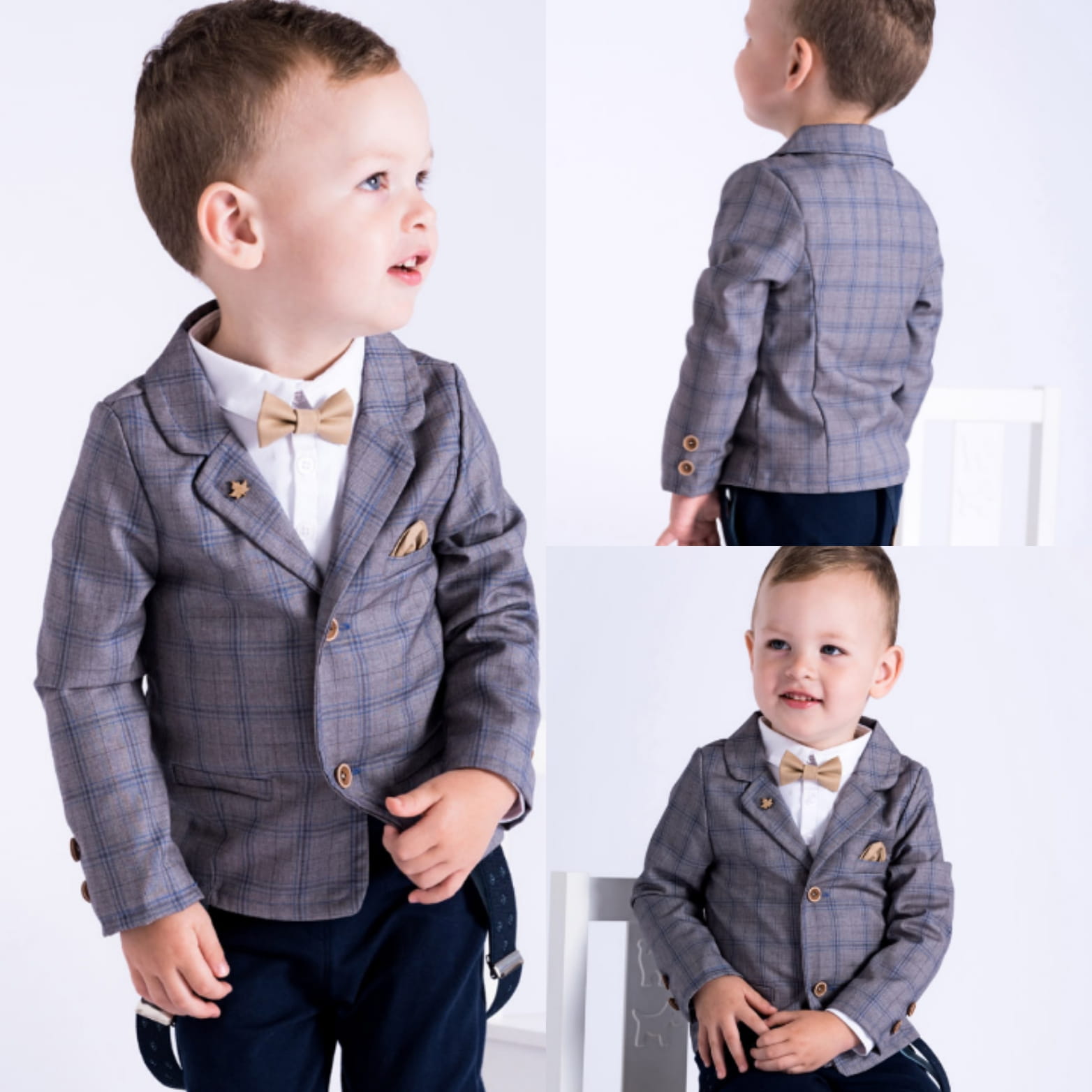 LaFerio Salerno Marynarka do chrztu dla chłopca