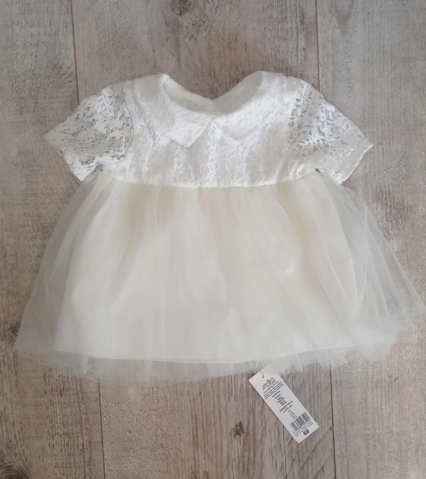 Sukienka dla dziewczynki do chrztu Annette II