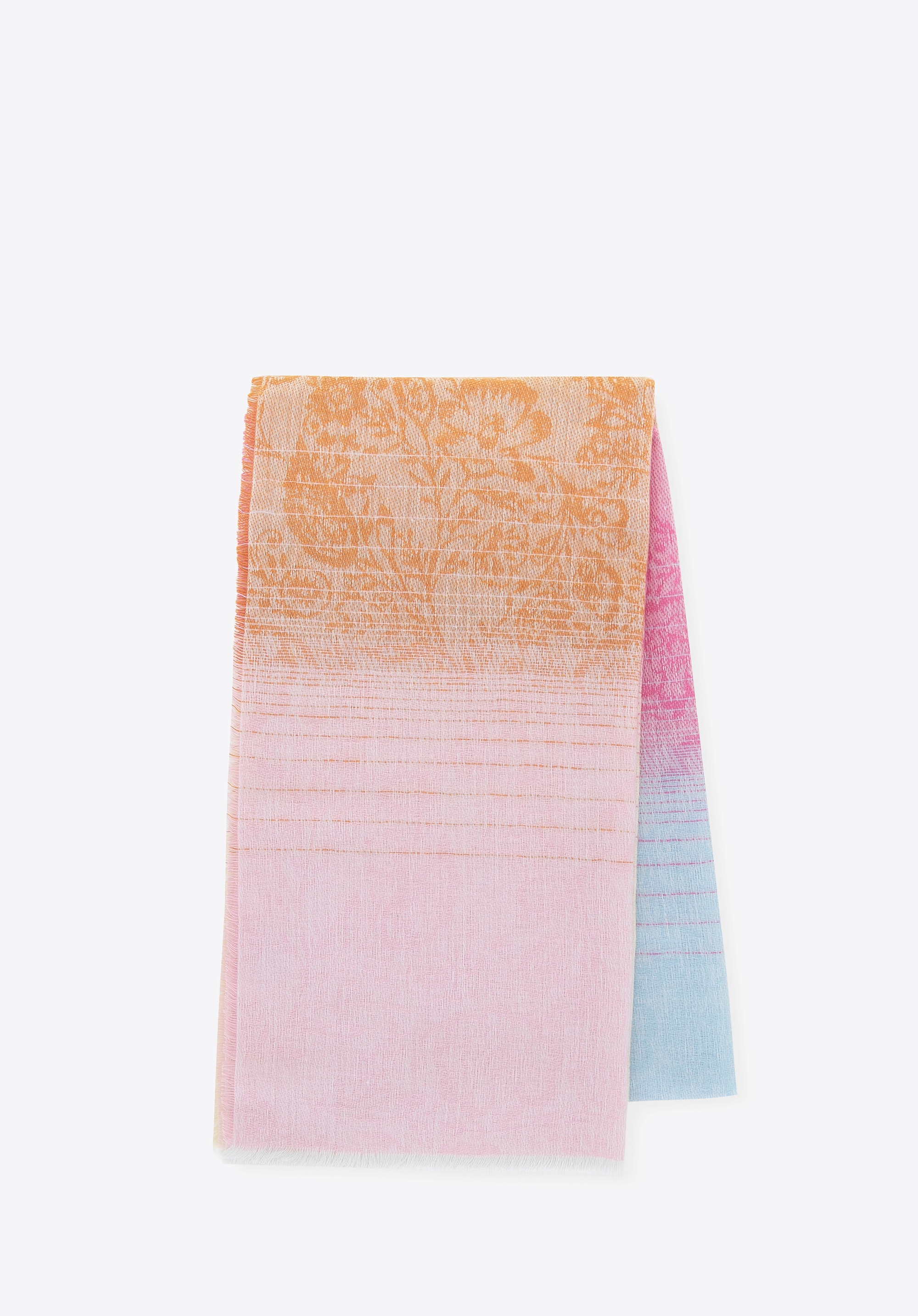 Damski szal w paski multikolor