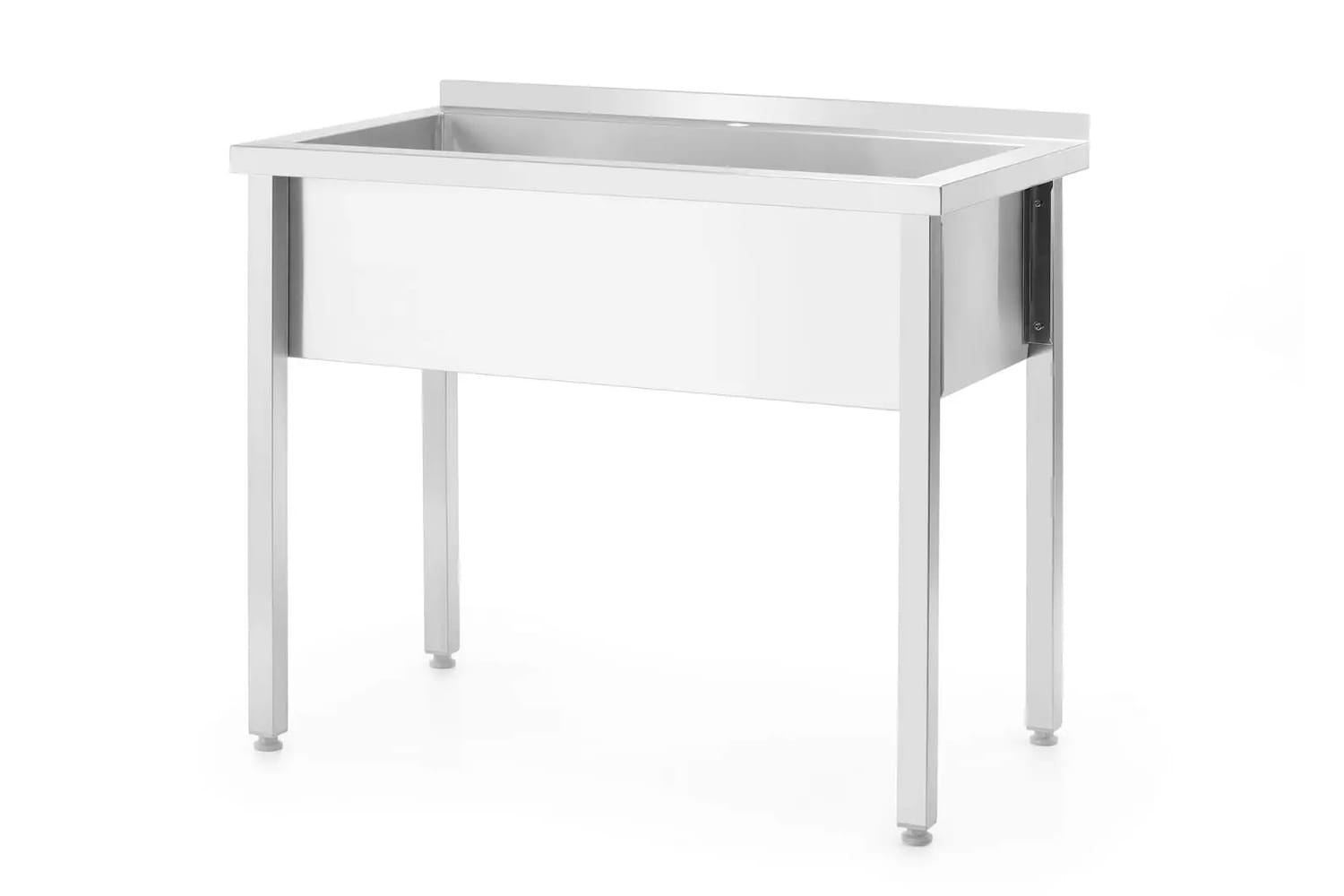 Basen gastronomiczny, zlewozmywak 100x60x85cm z rantem, skręcany | 811023