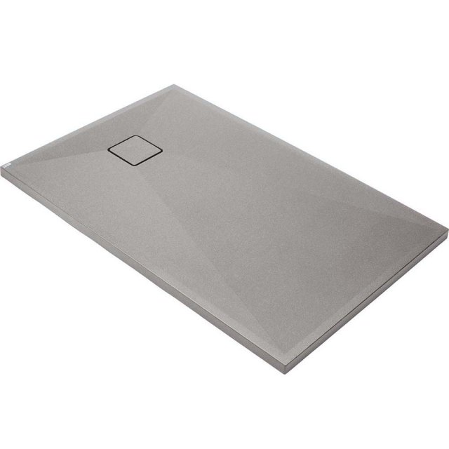 DEANTE Brodzik prostokątny CORREO granitowy 140x80 szary metalik KQR_
