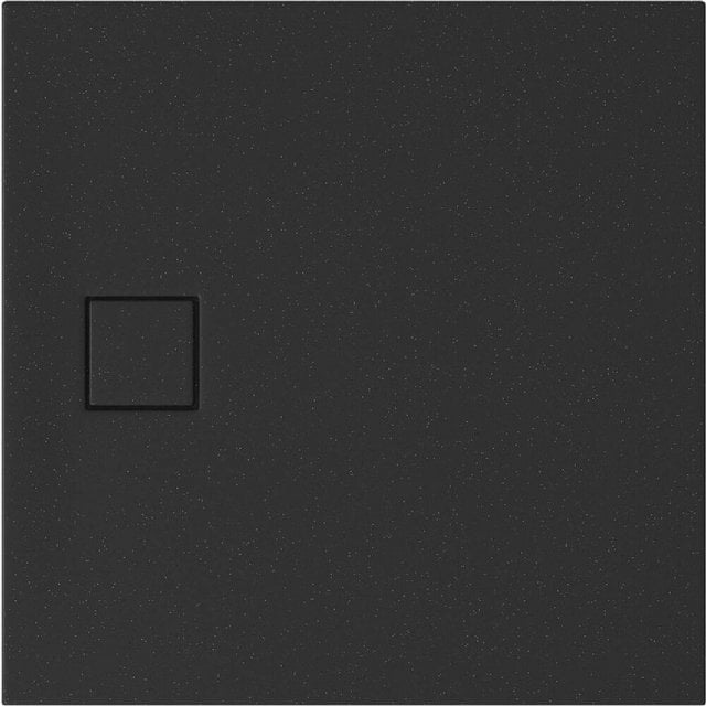 CERSANIT Brodzik kwadratowy SET B459 TAKO SLIM 90x4 czarny mat + syfo