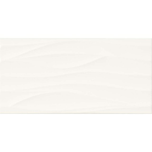 Płytka ścienna TOUCH ME white wave structure satin 8mm 29,8x59,8 gat.
