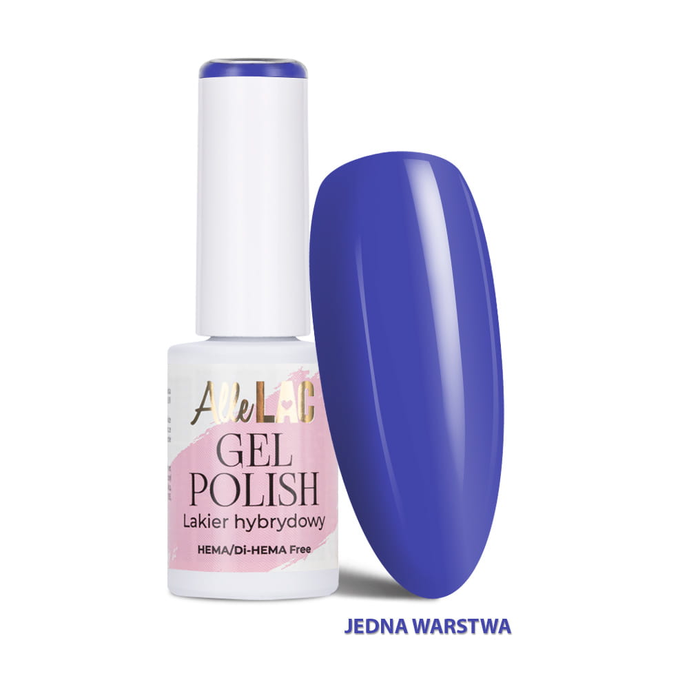 Lakier hybrydowy LED/UV Gel Polish Blues BL5 Cobalt AlleLac HEMA/Di-HEMA Free 6g