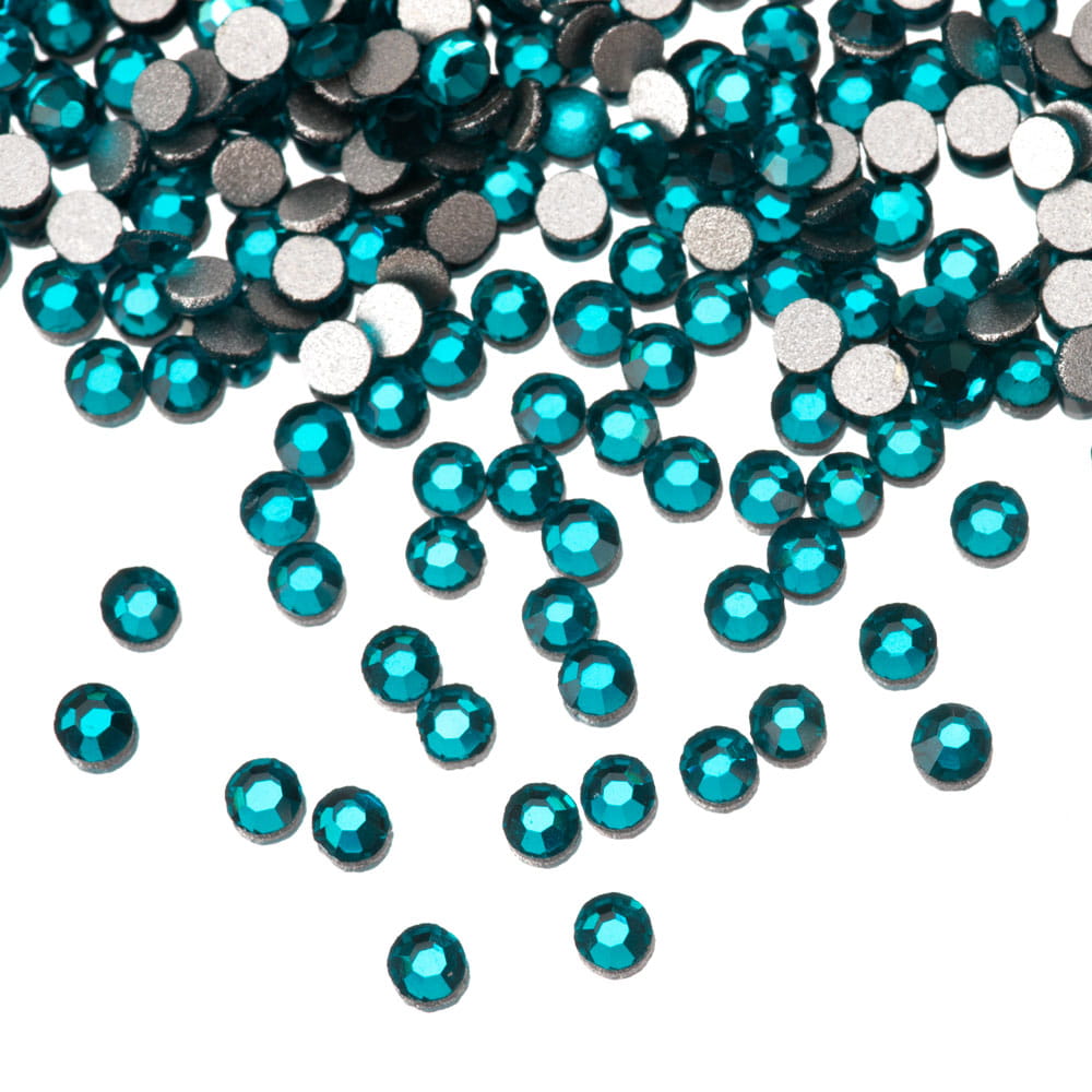 Cyrkonie do paznokci szklane SS5 Blue Zircon ok.50 szt