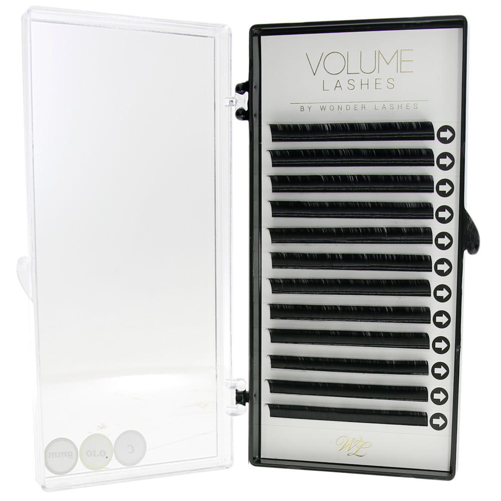Rzęsy na pasku volume metoda objętościowa Wonder lashes d 0,07 8 mm