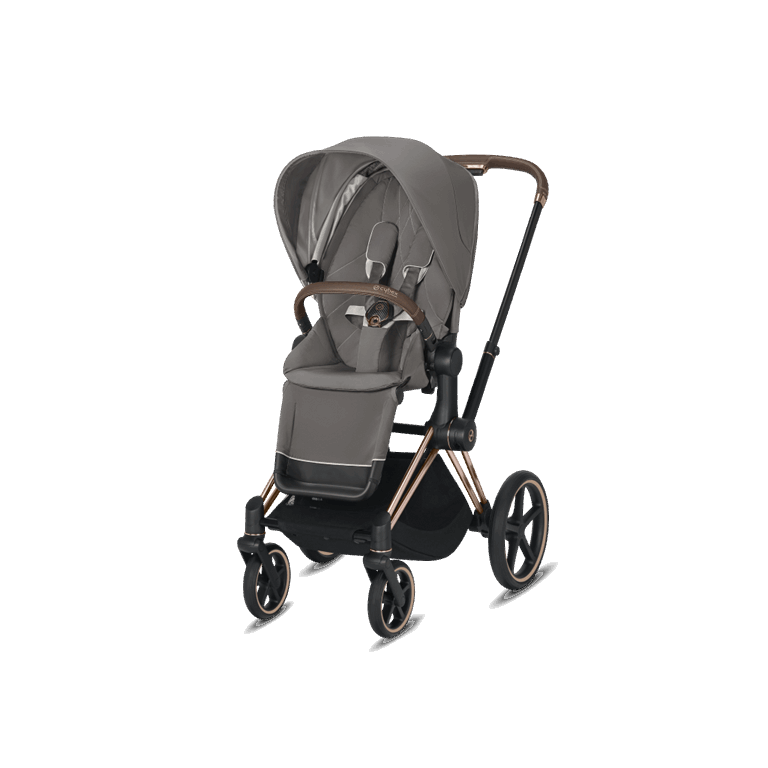 Cybex, Priam 2.0 - wózek spacerowy-Soho Grey-Rose Gold